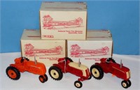 Set of 3 Cockshutt and Co-op Tractors