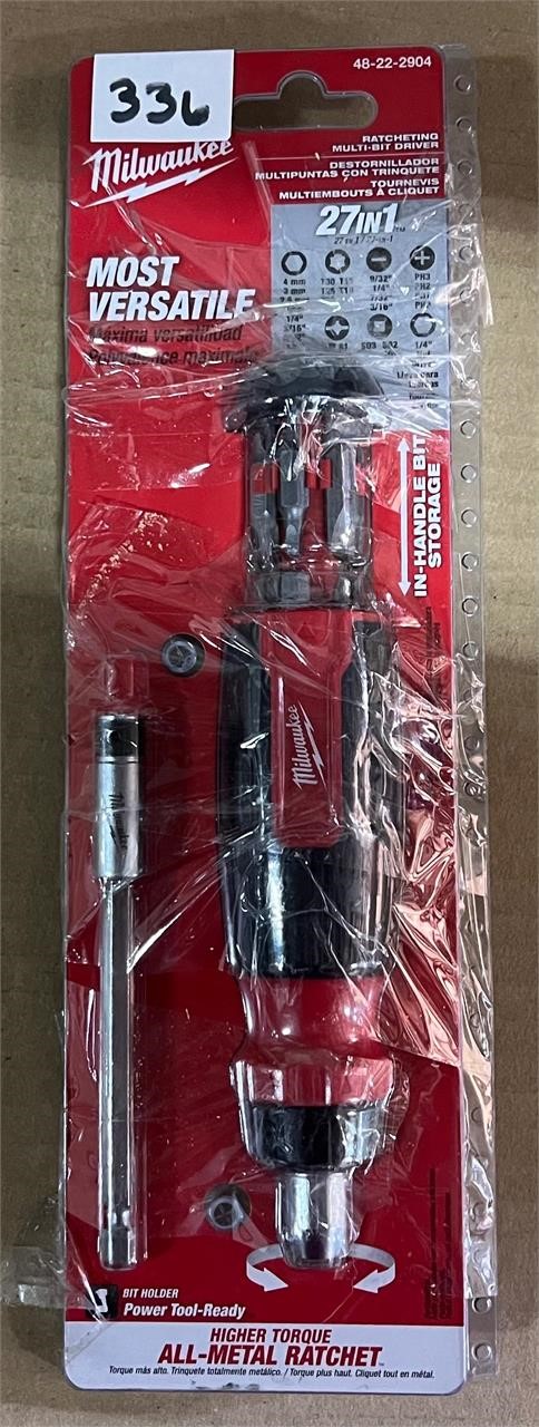 Milwaukee 27in1 All Metal Ratchet, Opened