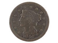 1846 Large Cent, Tall Date