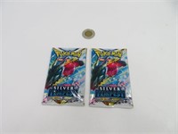 2 pack de cartes Pokémon Silver Tempest