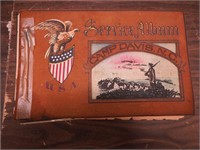1941 snapshot album with leather cover marked