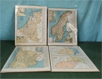 World Atlas and Gazetteer maps of Netherlands,