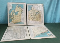 World Atlas and Gazetteer maps of Dominion of