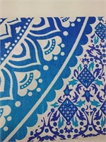 New Rajrang tapestry blue