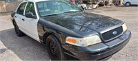 2007 Ford Crown Victoria runs/moves Police Interce