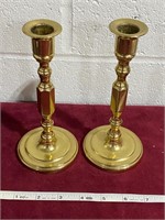 BALDWIN SOLID BRASS CANDLE HOLDERS