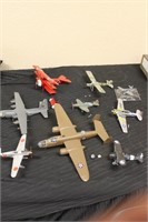 Large Lot of Plastic Model Airplanes-Missing Parts