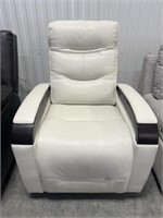 Leather Power Recliner W/ Power Headrest