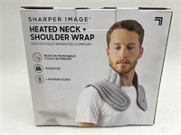 Sharper Image Heated Neck & Shoulder Wrap