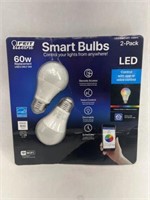 2 Pk 9W LED Smart Bulbs