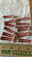 15 McCormick Decals