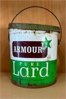 Vintage Armour Lard Bucket