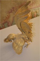 Very Heavy Solid Brass Rooster