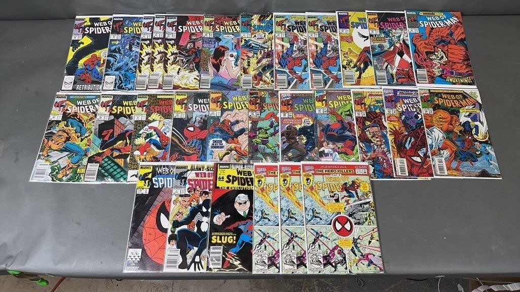 29pc Web Of Spider-Man #38-105 w/ Annuals Marvel