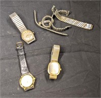 Group of Vintage Wristwatches and bands