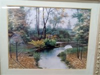 Creek in the Fall Art Picture