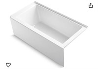 Kohler Acrylic Bathtub 3 Wall Alcove Farmhouse 60"