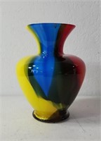 Norleans Swirled color Blown glass vase