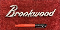 (1) Vintage Brookwood Car Emblem