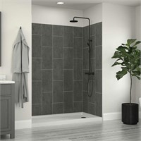 32 in. X 60 in. X 78 in. Alcove Shower Surround