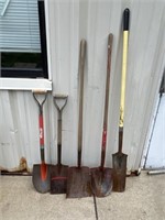 Assortment of shovels