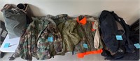 Large Lot Of Military Clothing