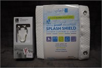 splash shield and clips.
