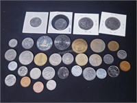 VARIOUS FOREIGN COINS