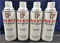 4 Cans Nix Stix Mold Release Sprays