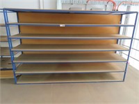 4 Tier Steel Framed Shelf 2800x600x1700mm
