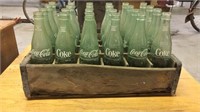 24 coca-cola 10fl oz in Pepsi wood  crate