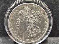 1884 O Silver Morgan Dollar Coin