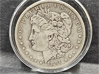1891 O Silver Morgan Dollar Coin