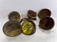 Parts & Pieces of Old School Head Light Lamps
