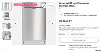 A749 Honeywell 18 Inch Dishwasher Stainless Steal
