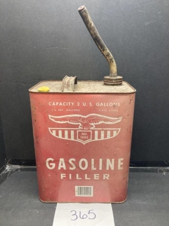 Vintage Gasoline Filler / Tank (Empty)