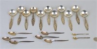 Group Sterling Silver Spoons