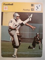 1978 Ray Guy Punting Oakland Raiders NFL Sportscas