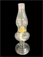 Dated 1877 Glass Kerosene Oil Lamp