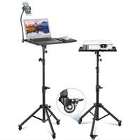 Projector Tripod Stand with Wheels, Laptop Stand