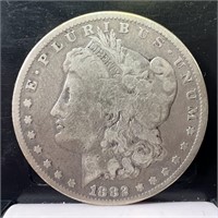 1882 Morgan Silver Dollar