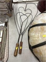 (2) Wire Form Rug Beaters
