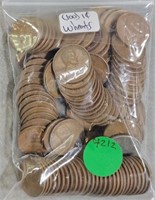 APPROX. 100 MIXED DATE LINCOLN WHEAT CENTS