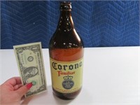 Rare? Large CORONA Familiar 940 Glass Beer Bottle