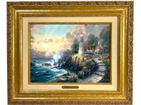 Thomas Kinkade Light Of Peace Canvas Print