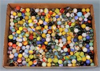 Flat of Assorted Vintage Marbles