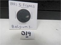1941  5 Francs  Belgium
