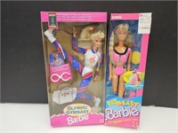 NIB Olympic Gymnast & Beach Blast Barbie