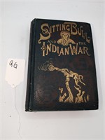 Antique Book Sitting Bull and the Indian War