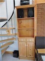 Pine Cabinet with adjustable shelves